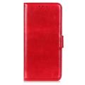 Samsung Galaxy S23 Ultra 5G Wallet Case with Stand Feature - Red