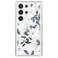 Samsung Galaxy S23 Ultra Fashion TPU Case - White Flowers