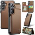 Samsung Galaxy S24 FE Caseme C22 Case RFID Card Wallet - Brown