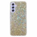 Samsung Galaxy S24 FE Glitter Flakes TPU Case - Gold