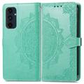 Samsung Galaxy S24 FE Mandala Series Wallet Case - Green