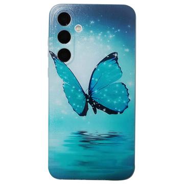 Samsung Galaxy S24 FE Stylish Ultra-Slim TPU Case - Blue Butterfly