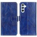 Samsung Galaxy S24 FE Wallet Case with Magnetic Closure - Dark Blue