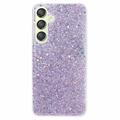 Samsung Galaxy S24 Glitter Flakes TPU Case - Purple