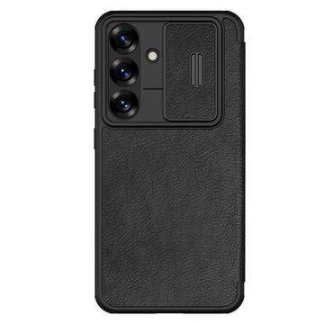 Samsung Galaxy S25 Nillkin Qin Pro Flip Case - Black