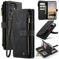 Samsung Galaxy S25 Ultra Caseme C30 Multifunctional Wallet Case - Black