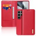 Samsung Galaxy S25 Ultra Dux Ducis Hivo Wallet Leather Case - Red