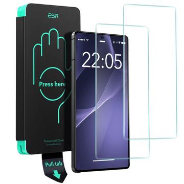 Samsung Galaxy S25 Ultra ESR Tempered Glass Screen Protector - 9H, 0.3mm - 2 Pcs.