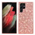 Samsung Galaxy S25 Ultra Glitter Series Hybrid Case - Rose Gold