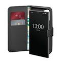 Samsung Galaxy S25 Ultra Puro Wallet Case with 2 Card Slots - Black