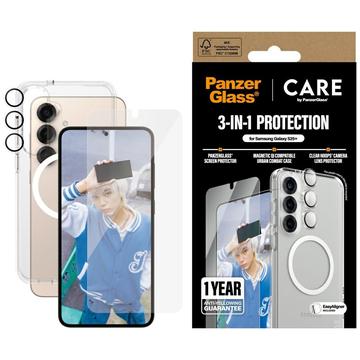 Samsung Galaxy S25+ PanzerGlass Care Flagship 3-in-1 Bundle - Clear