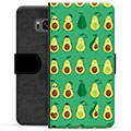 Samsung Galaxy S8+ Premium Wallet Case - Avocado Pattern