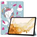 Samsung Galaxy Tab S10+ Tri-Fold Series Smart Folio Case - Unicorn