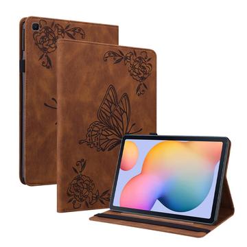 Samsung Galaxy Tab S6 Lite 2020/2022/2024 Butterfly Series Folio Case - Brown