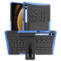 Samsung Galaxy Tab S9 FE+ Anti-Slip Hybrid Case with Kickstand - Blue / Black