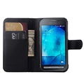 Samsung Galaxy Xcover 3 Book Style Flip Case - Black