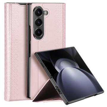 Samsung Galaxy Z Fold6 Dux Ducis Bril Flip Case - Pink