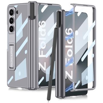 Samsung Galaxy Z Fold6 GKK Pencil Slot Magnetic Hybrid Case - Grey