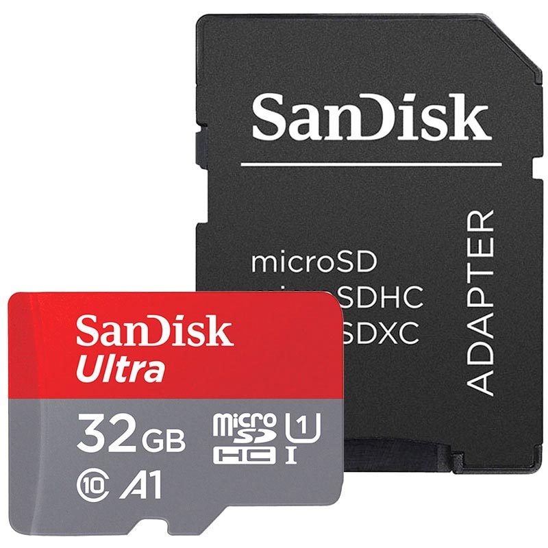 Карта памяти microsd sandisk ultra 32gb uhs i sdsqua4 032g gn6mn