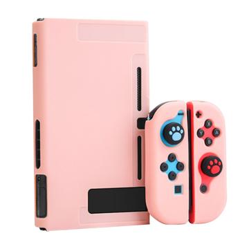 Scratch Resistant Dockable Case Set for Nintendo Switch Console Soft Silicone Joystick Protective Cover