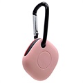 Samsung Galaxy SmartTag Silicone Case with Keychain - Pink