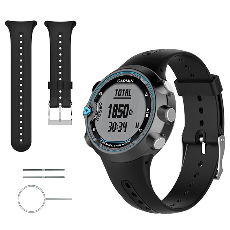 Garmin Swim Watch Silicone Sport Band Black