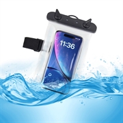 Slim Universal Waterproof Case with Armband - 6.8" - Black