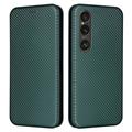 Sony Xperia 1 VI Flip Case - Carbon Fiber