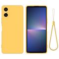 Sony Xperia 10 VI Liquid Silicone Case - Yellow