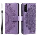 Sony Xperia 10 VI Mandala Series Wallet Case - Purple