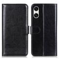 Sony Xperia 10 VI Wallet Case with Magnetic Closure - Black