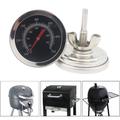 Stainless Steel BBQ Grill Thermometer for Lid
