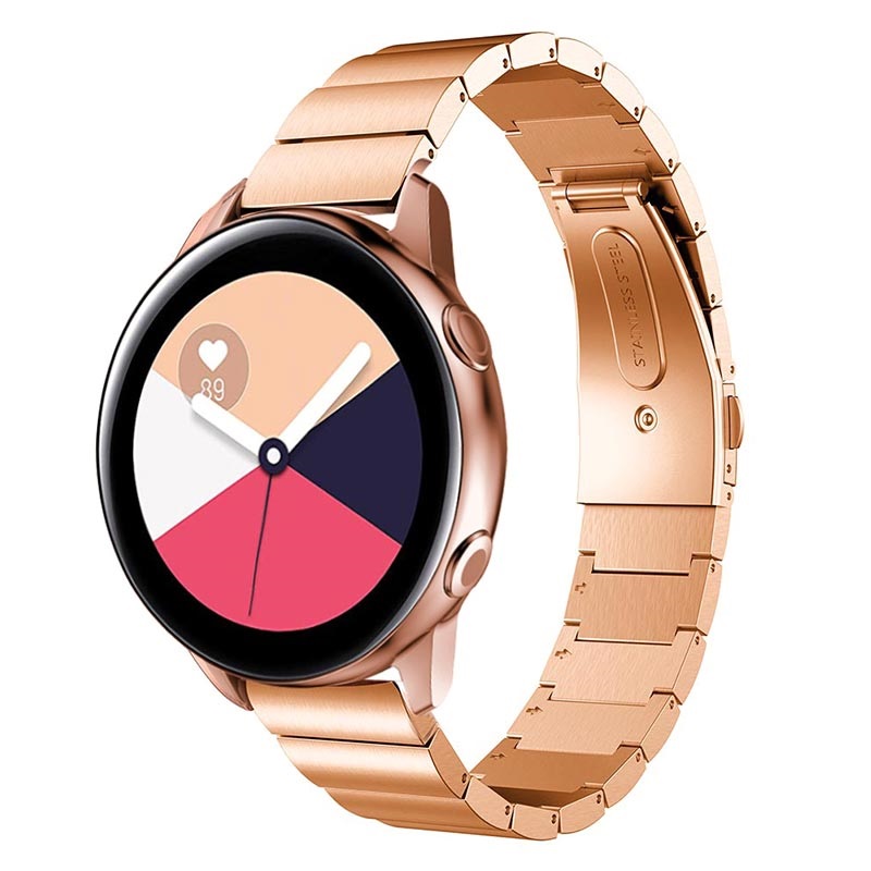 Samsung Galaxy Watch Active Stainless Steel Strap Rose Gold 3777