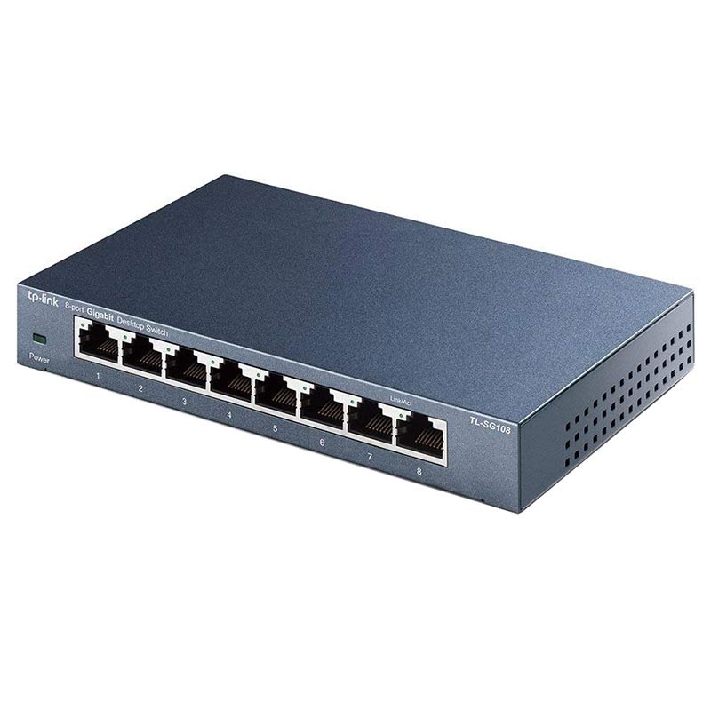 Tp Link Tl Sg108 8 Port Gigabit Desktop Switch 10 100 1000 Mbps