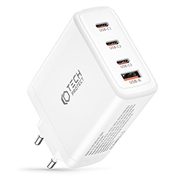 Tech-Protect NC100W-GAN 4-Port Network Charger 100W - 3xUSB-C, USB-A (Open Box - Bulk Satisfactory) - White