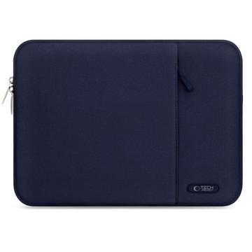 Tech-Protect Sleevy Laptop Sleeve with Side Pocket - 15-16" - Navy Blue