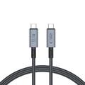 Tech-Protect UltraBoost Max USB 4.0 Type-C Cable - PD240W, 1m, 8K 40Gbps - Grey