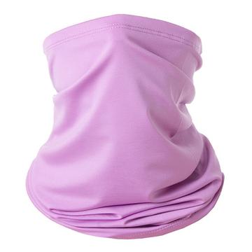 Thin Tube Neck Gaiter for Running, Cycling and Skiing - Purple