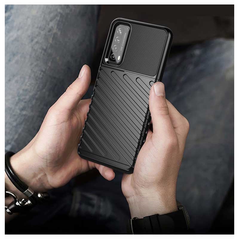 Thunder Series Huawei P Smart 2021 TPU Case - Black