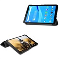 Tri-Fold Series Lenovo Tab M7 Folio Case - Black