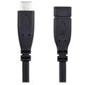 USB 3.1 Type-C / USB 3.1 Type-C Extension Cable - Black