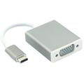 Portable USB-C / VGA Adapter - Full HD 1080p - Silver