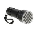 UV Flashlight with 21 LEDs - 395NM - Black