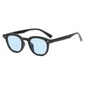 Unisex Heritage Retro Sunglasses - Black / Blue