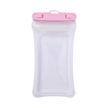 Universal IPX8 Waterproof TPU Case w. Airbag Protection - Pink