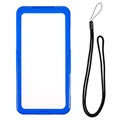 Universal Waterproof Case with Lanyard - 6.5" - Blue