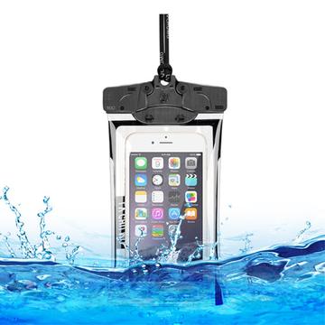 Universal Waterproof Case w. Touch Support - 6.3" - Black