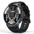 V69 Waterproof Smartwatch with Heart Rate Monitoring - Black