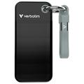 Verbatim 32190 Pocket SSD with Keyring - 1TB, USB 3.2 Gen.2 Cable