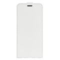 iPhone 14 Pro Vertical Flip Case with Card Slot - White